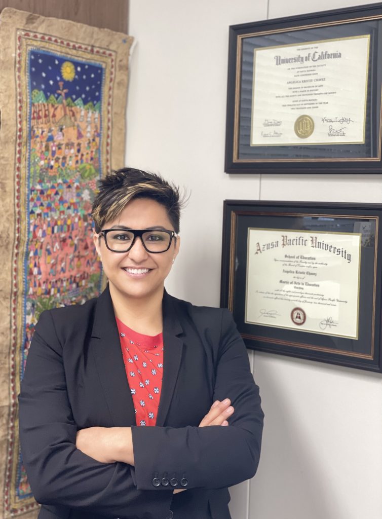 Cal Lutheran alumna, Angelica K. Chavez, EdD ’14, joined the Simi Valley Unified School District in July as its inaugural coordinator of diversity, equity, inclusion and humanities. Courtesy of Angelica K. Chavez, EdD ’14