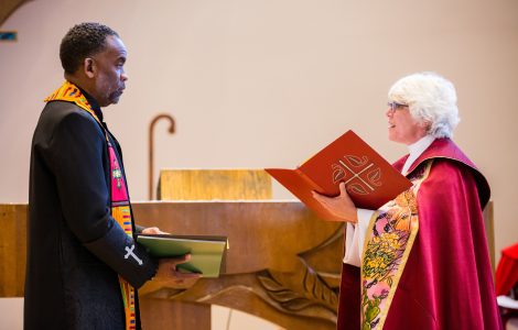 Rev. Scott Adams and Bishop Brenda Bos