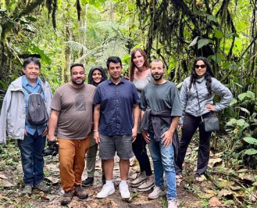 MPPA students and professor in Ecuadorian jungle