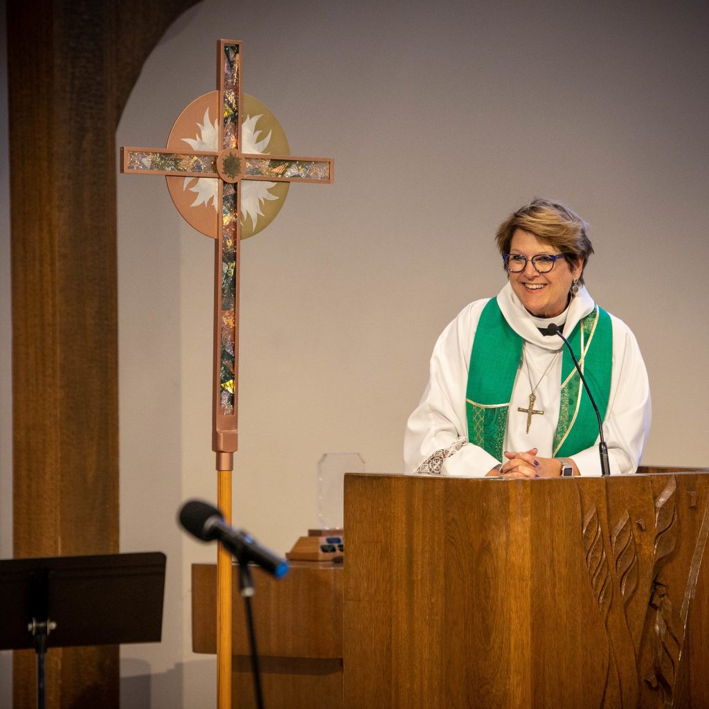 Rev. Melissa at Homecoming in 2019