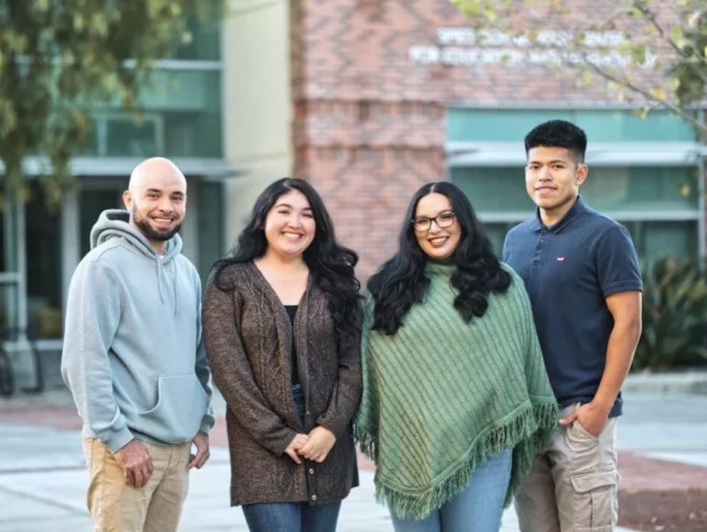 The 2022 ASCENSO fellows, from left to right: Jorge Macias, Vanessa Magaña, Vanessa Olvera Buenrostro, Humberto Jimenez.