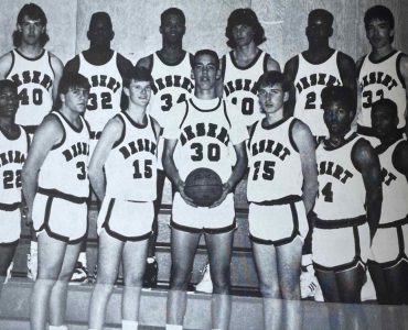 Historic photo of Cal Lutheran alumni basketball coaches