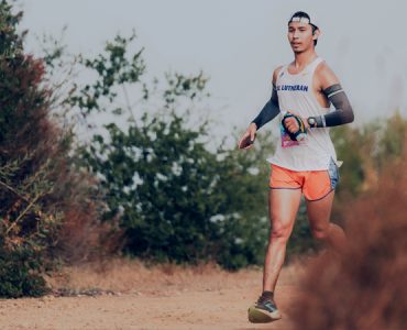 Moises running an ultra marathon